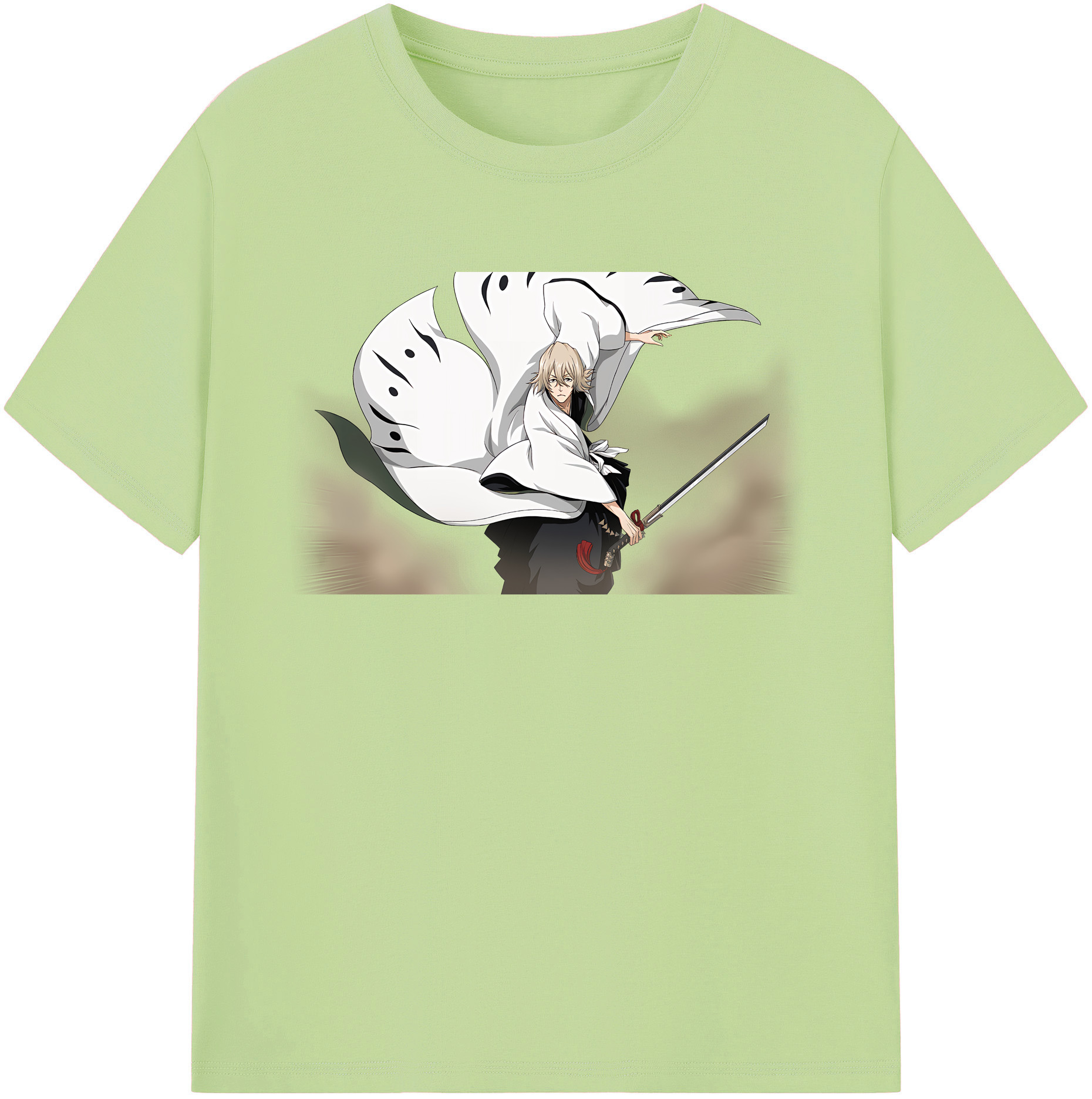 （画像用） "ブリーチ 浦原 喜助（うらはら きすけ） BLEACH Urahara Kisuke " 綿100％半袖Tシャツ（フロントプリント）